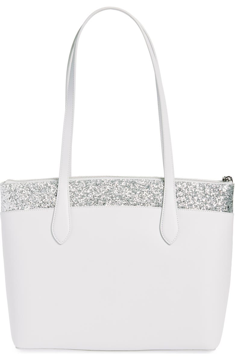 Kate Spade New York flash glitter tote, Alternate, color,
