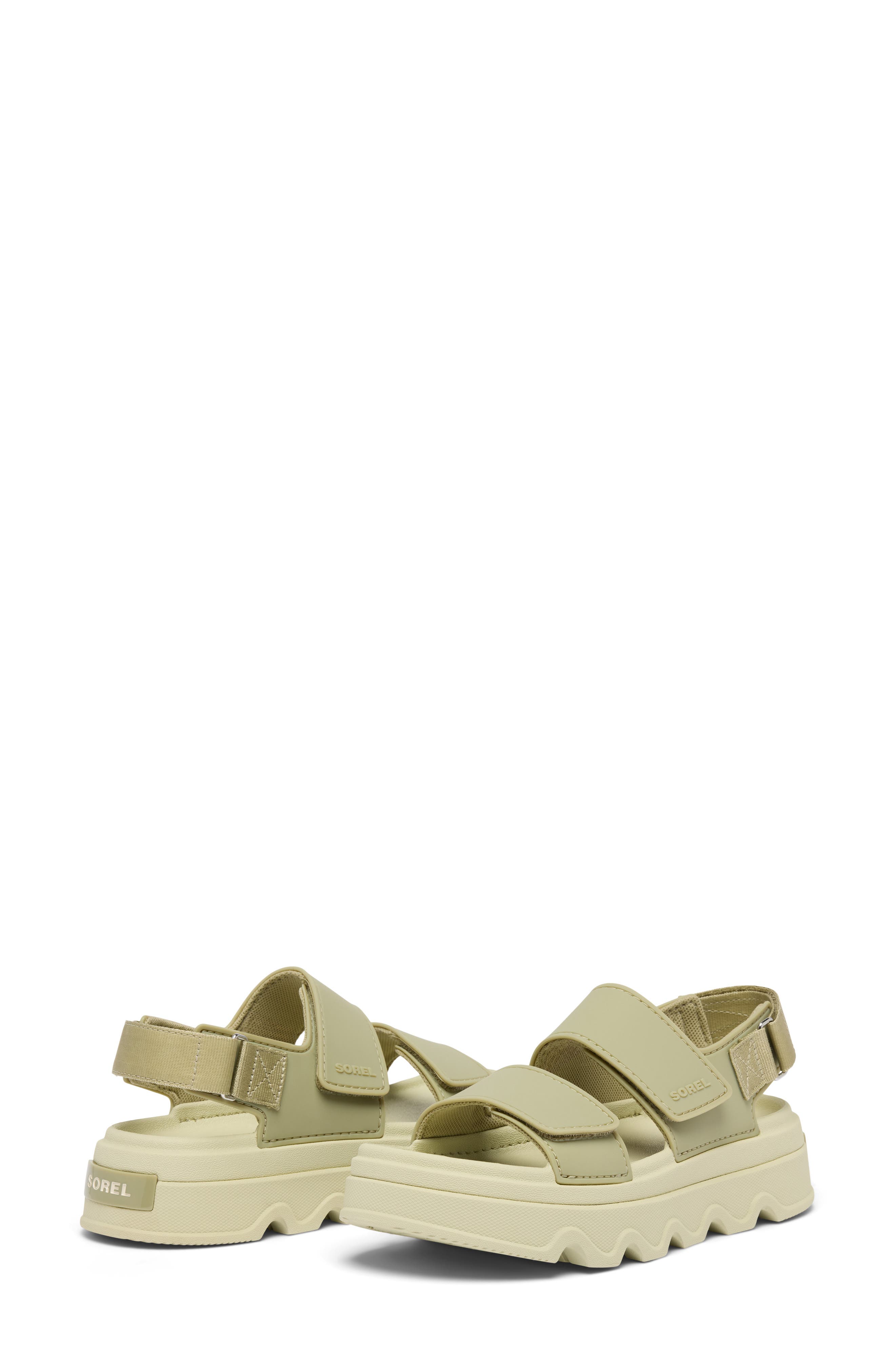 SOREL Kinetic<sup>™</sup> Sunchase Slingback Sandal, Alternate, color, Dusty Twill/ Light Aloe
