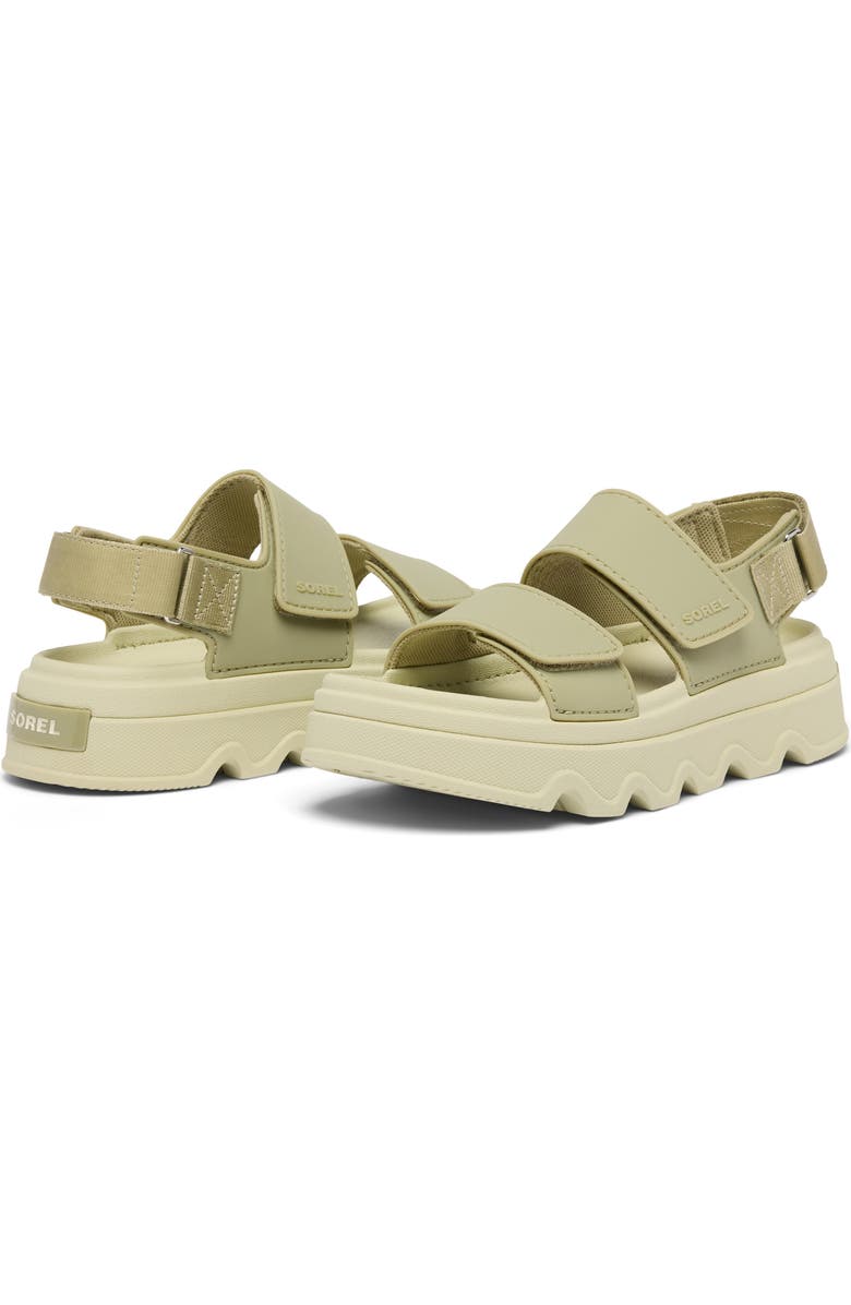 SOREL Kinetic<sup>™</sup> Sunchase Slingback Sandal, Alternate, color, Dusty Twill/ Light Aloe