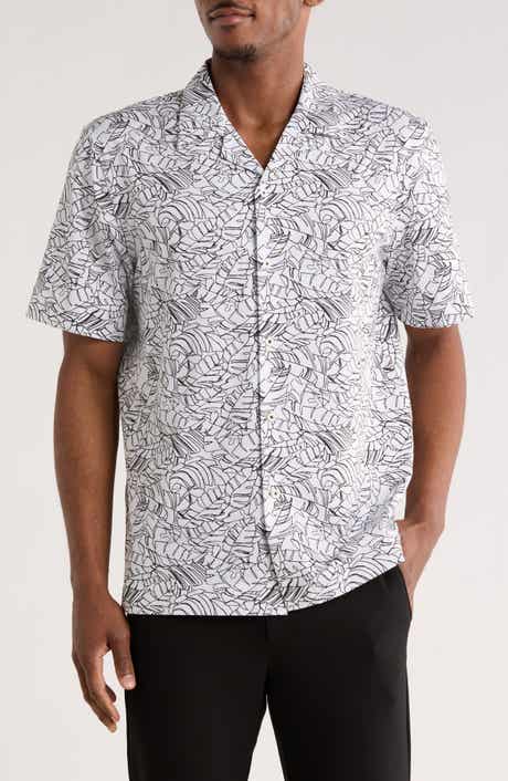 Bugatchi Print Camp Shirt