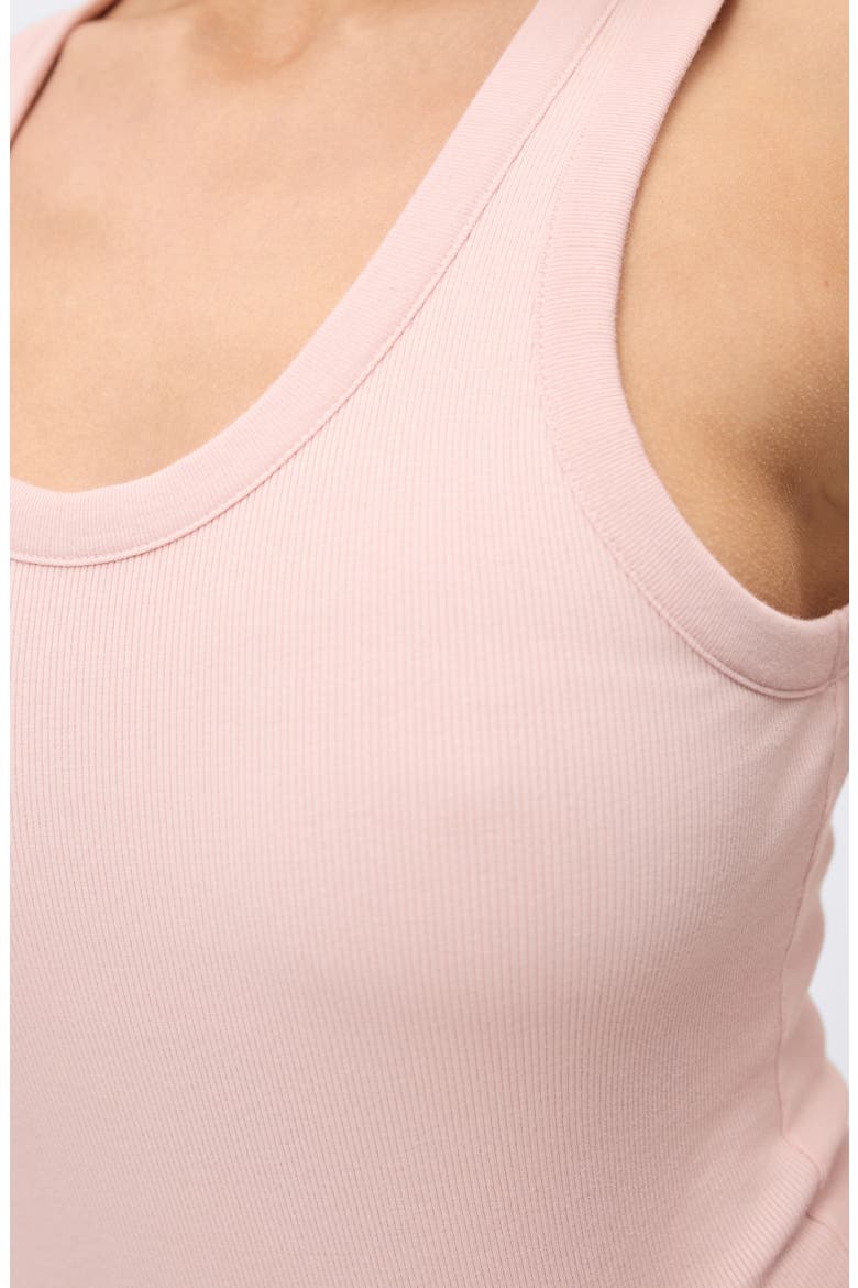 Milla Rib Shelf Bra Tank, Alternate, color, DUSTY PINK