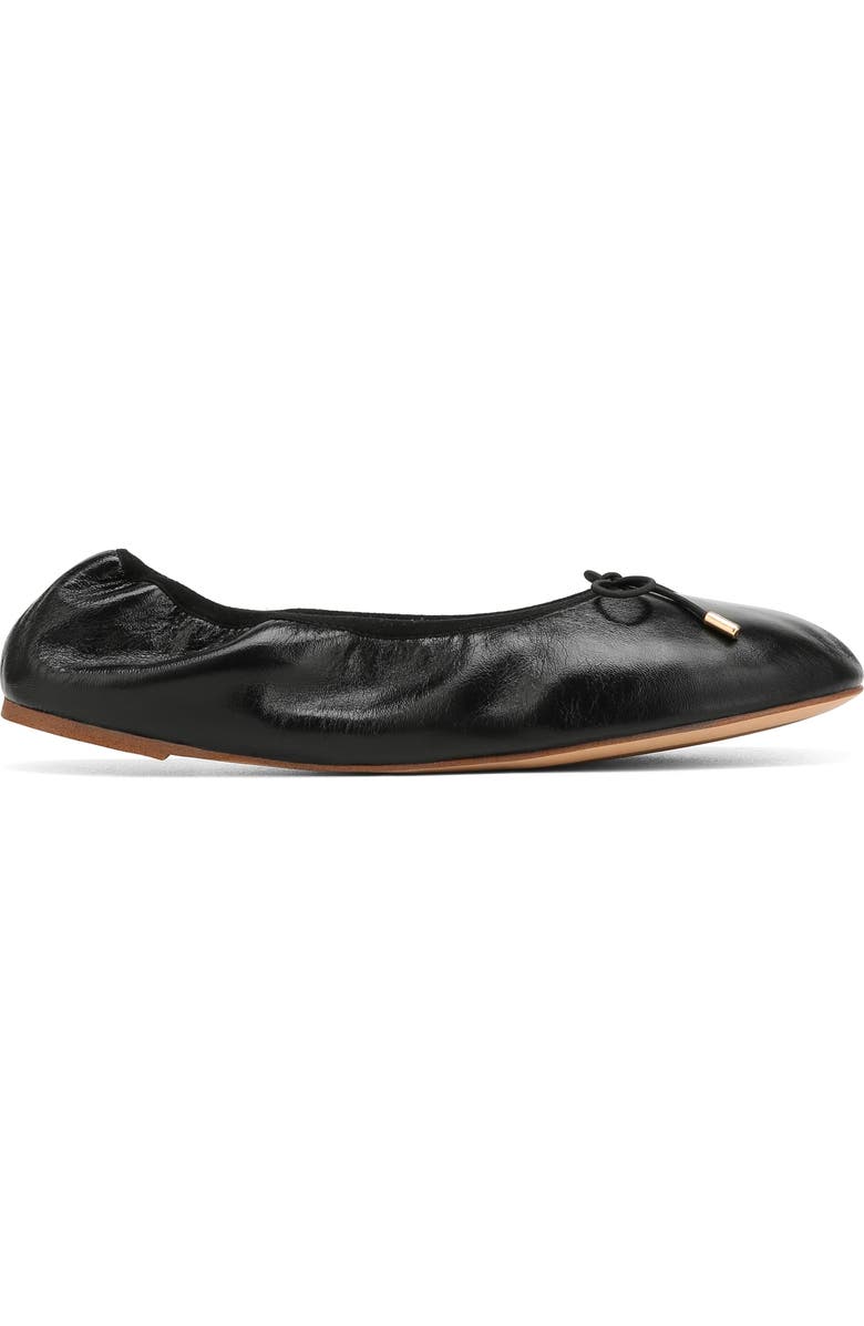 Naked Wolfe Scrunch Flats, Main, color, Black