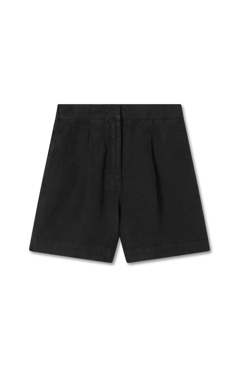 VIR VITA Relaxed Linen Short, Main, color, Black