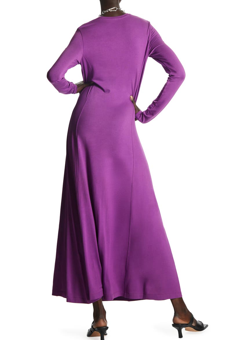 Long Sleeve Maxi Dress, Alternate, color, PURPLE