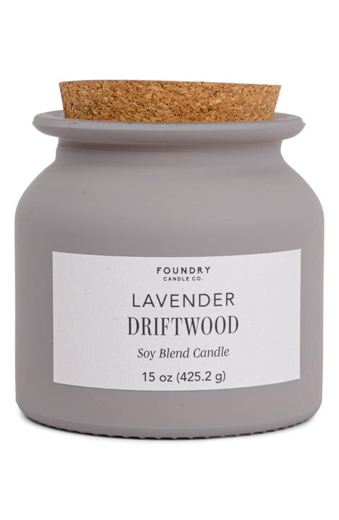 Apothecary Jar Fragrance Candle with Cork Lid