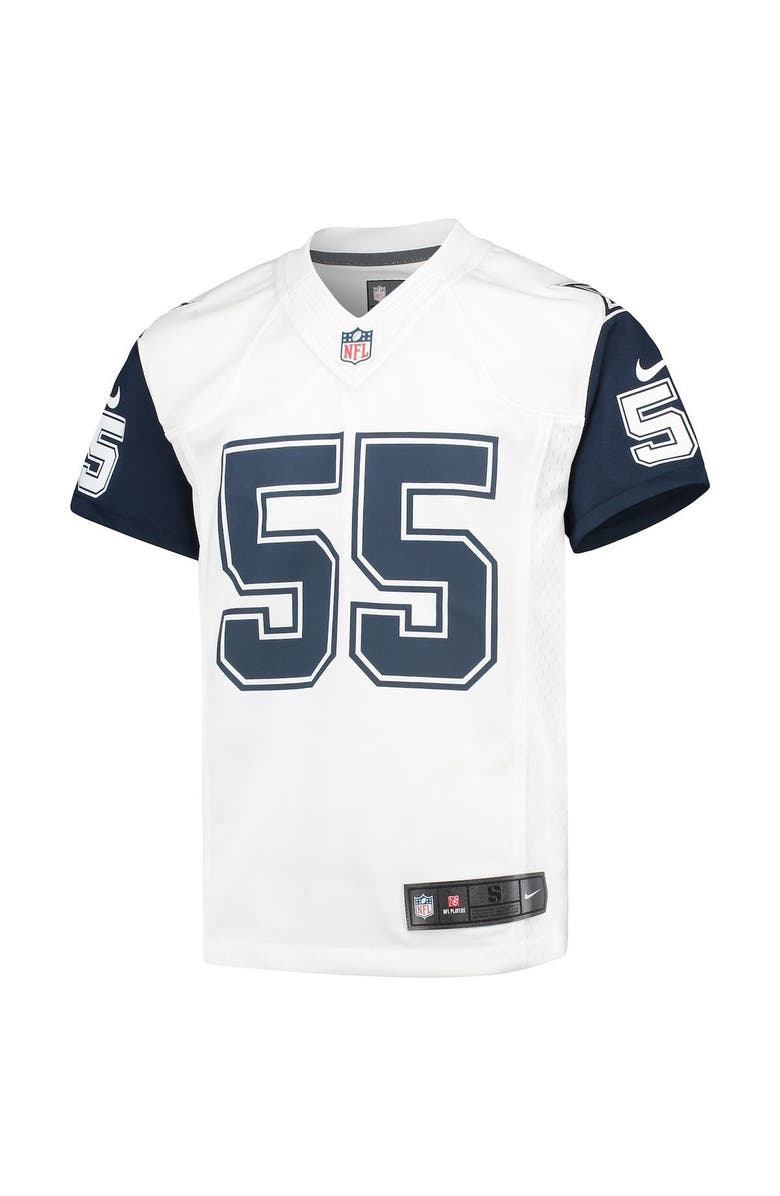 Nike Youth Nike Leighton Vander Esch White Dallas Cowboys Color Rush Game Jersey, Alternate, color, 