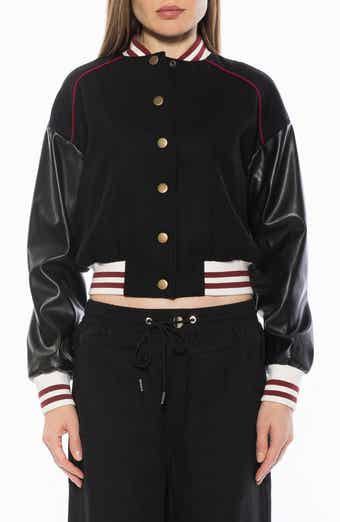 Alexia Admor Ciela Varsity Bomber Jacket
