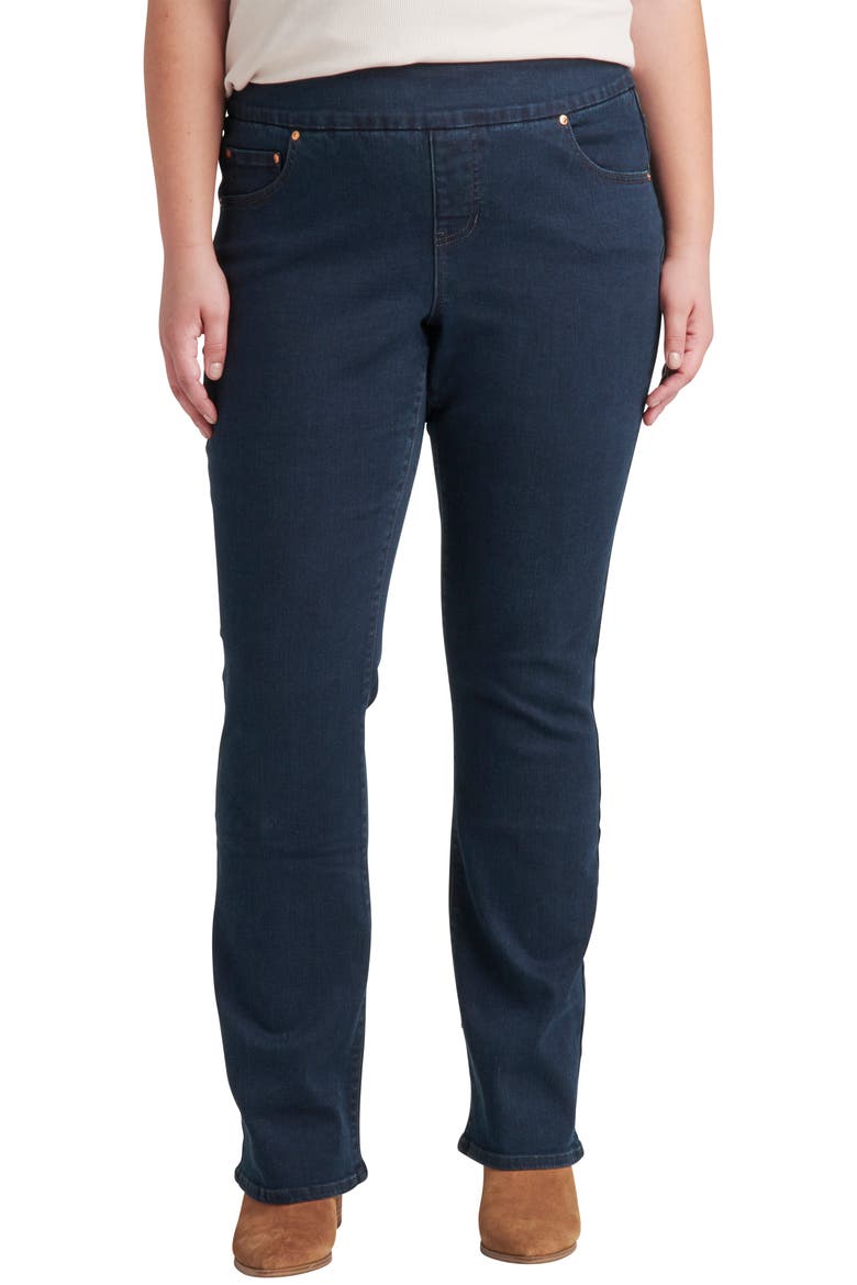 Paley Pull-On Mid Rise Bootcut Jeans, Main, color, AFTER MIDNIGHT