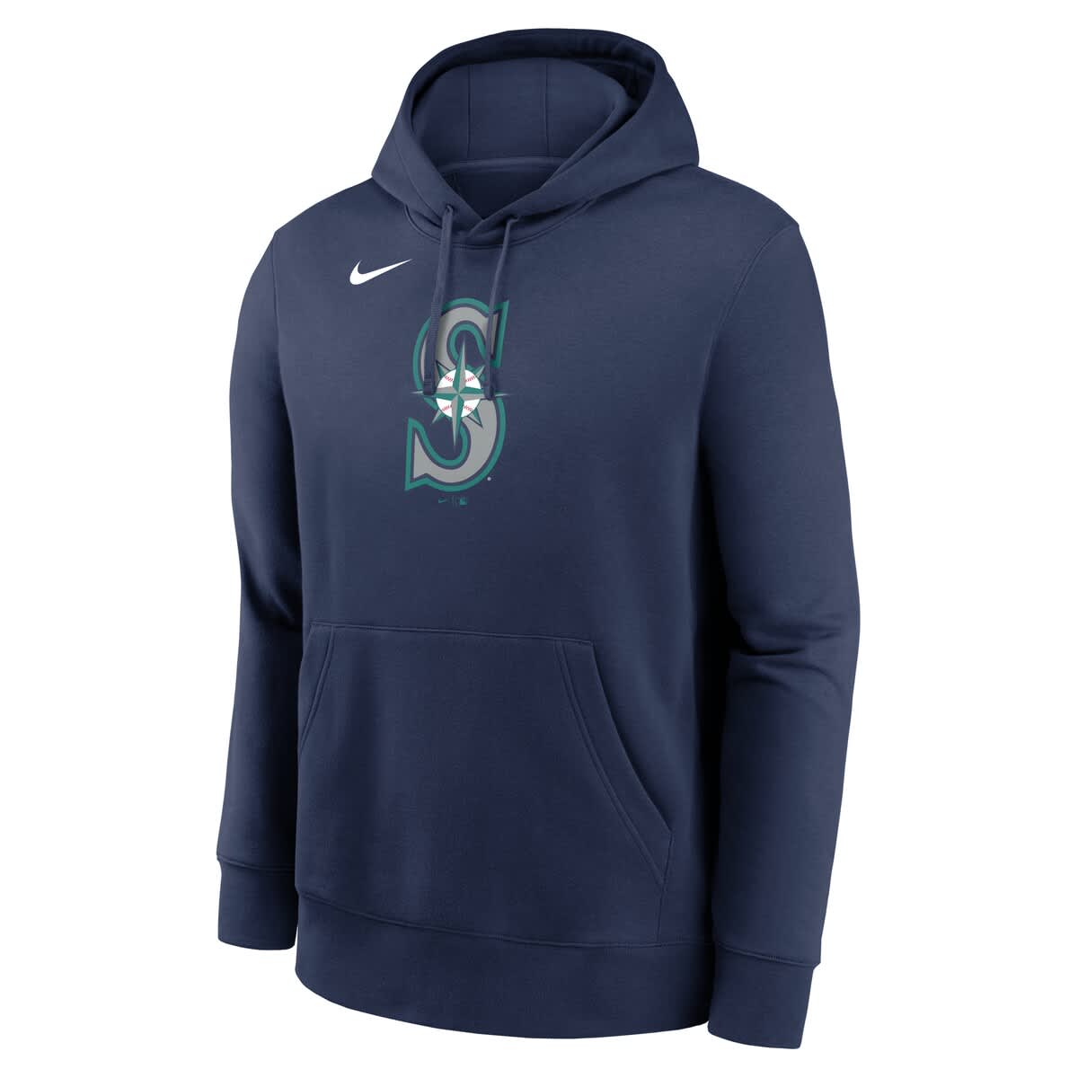 navy blue nike pullover hoodie