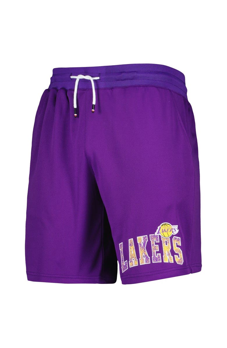 TOMMY JEANS Men's Tommy Jeans Purple Los Angeles Lakers Mike Mesh Basketball Shorts, Alternate, color, Purple