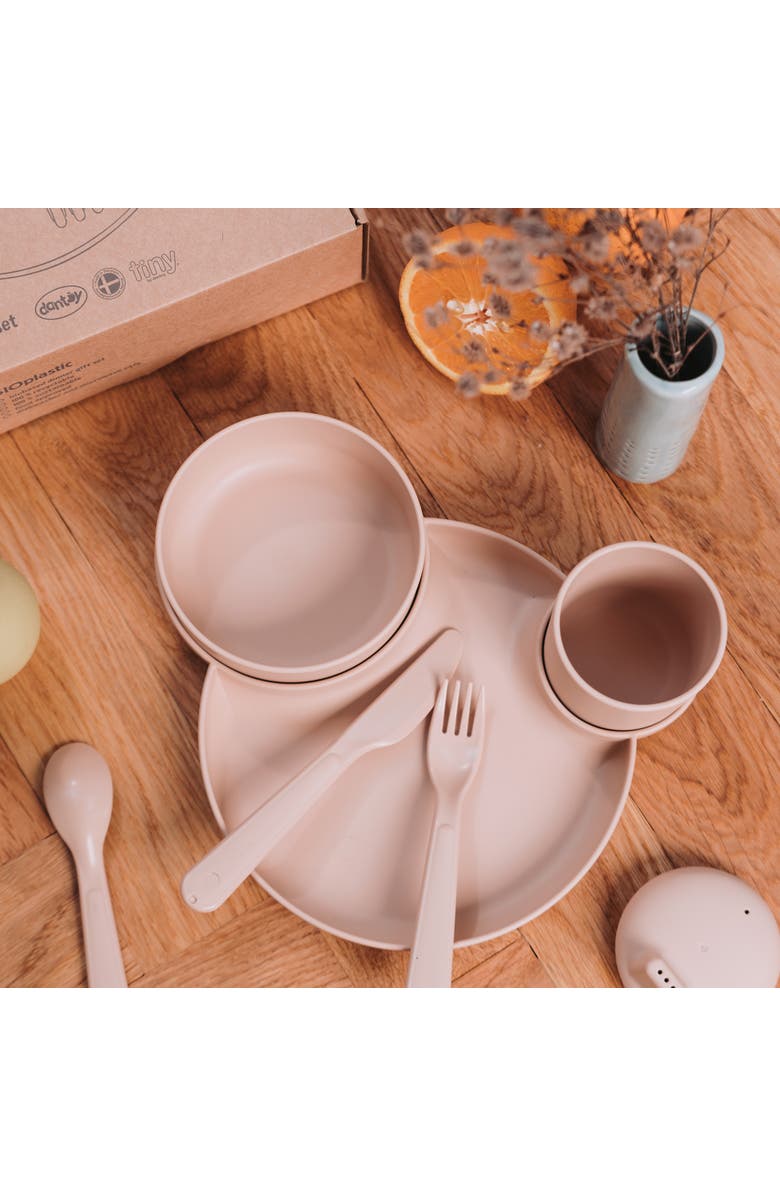 Dantoy Tiny BIO Dinner Playset, 7 Pieces, Alternate, color, Brown