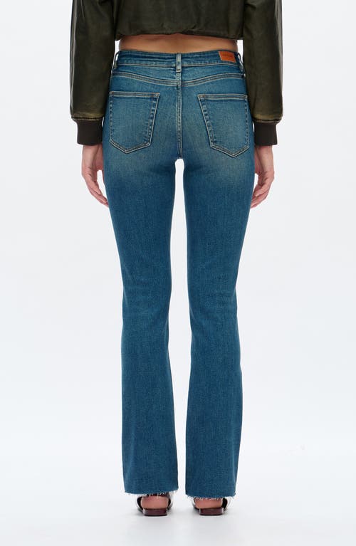 Bayeas Mid Rise Bootcut Jeans In Blue