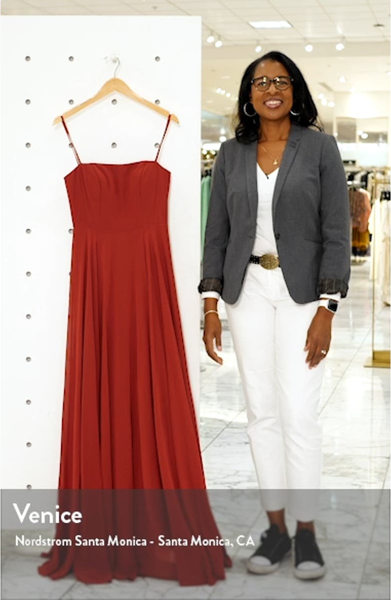 Renee Chiffon A-Line Gown, sales video thumbnail