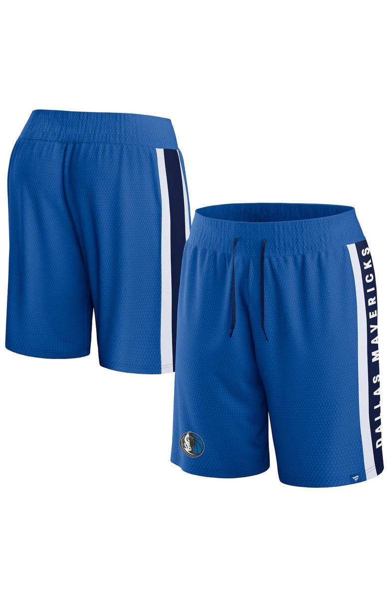 FANATICS Men's Fanatics Branded Blue Dallas Mavericks Referee Iconic Mesh Shorts, Main, color, Blue