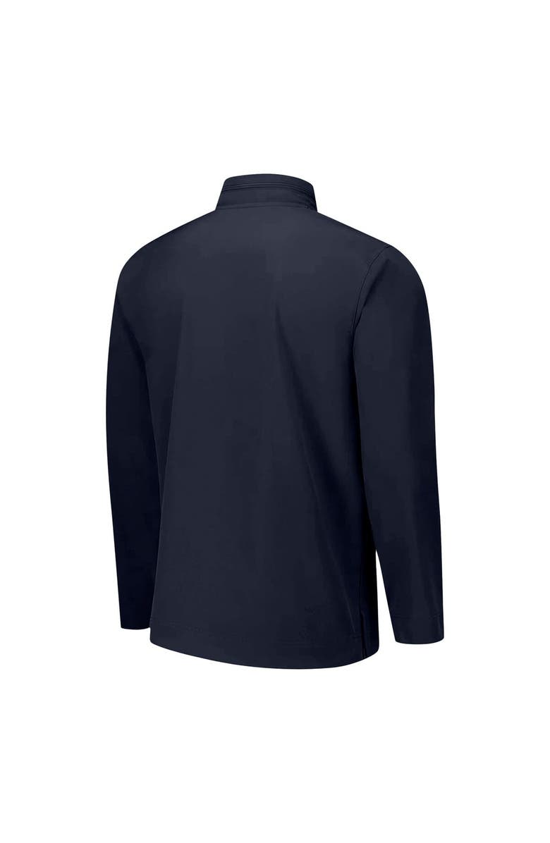 Nike Men's Nike Navy Virginia Cavaliers 2024 Sideline Coach Quarter-Zip Hoodie Jacket, Alternate, color, Navy