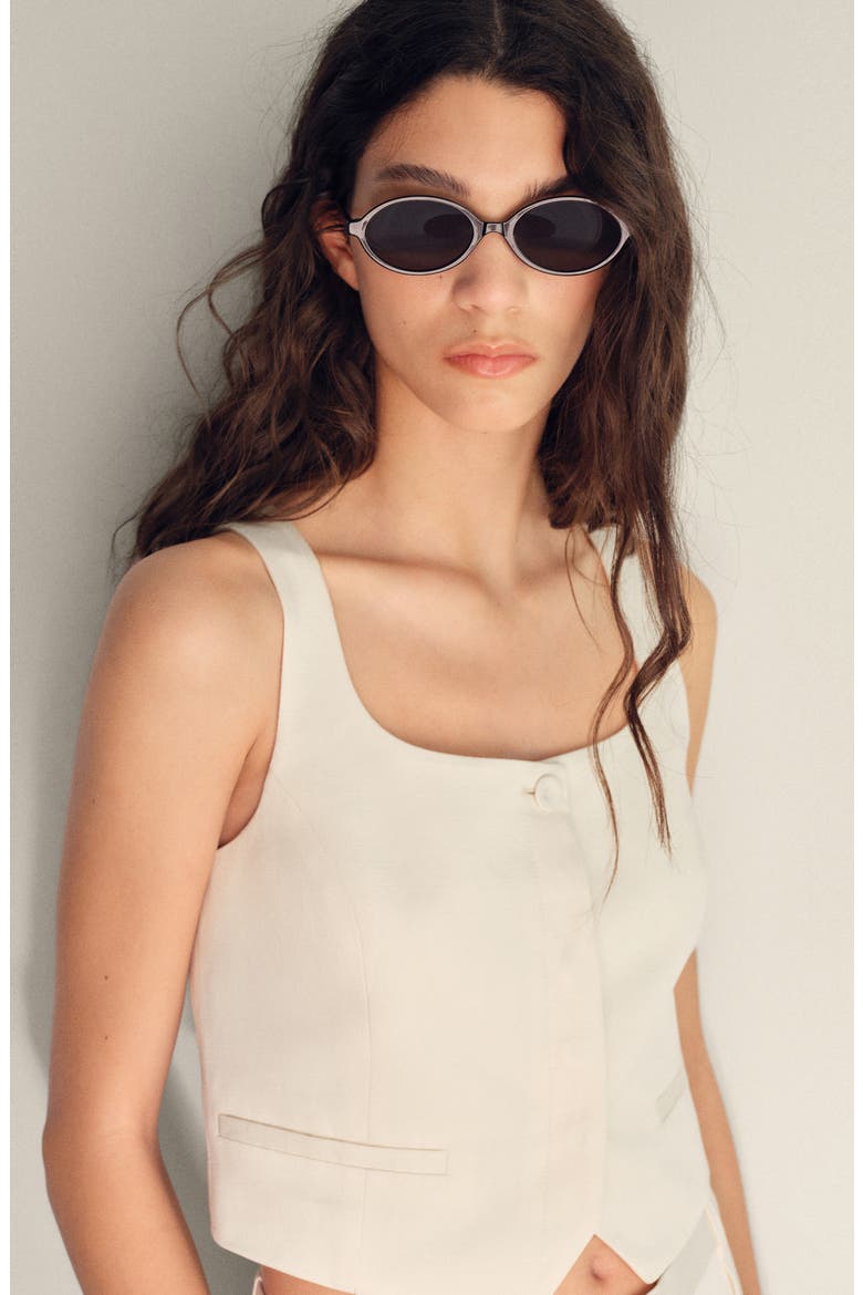 Suit Vest, Alternate, color, WHITE