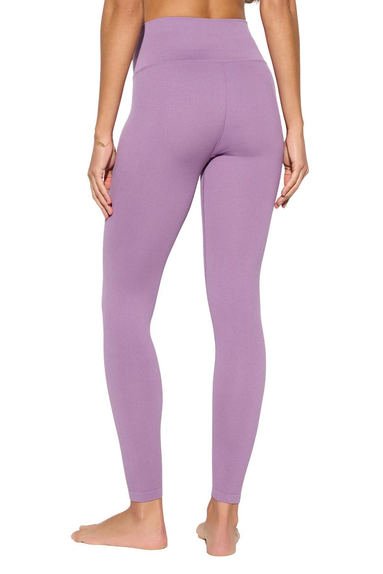 Love High Waist Ribbed 7\/8 Leggings, Alternate, color, AMETHYST