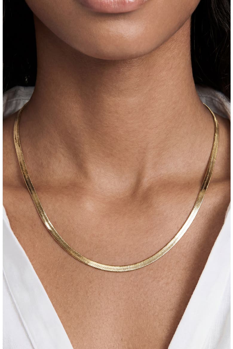 Brooklyn Snake Chain Necklace, Alternate, color, GOLD