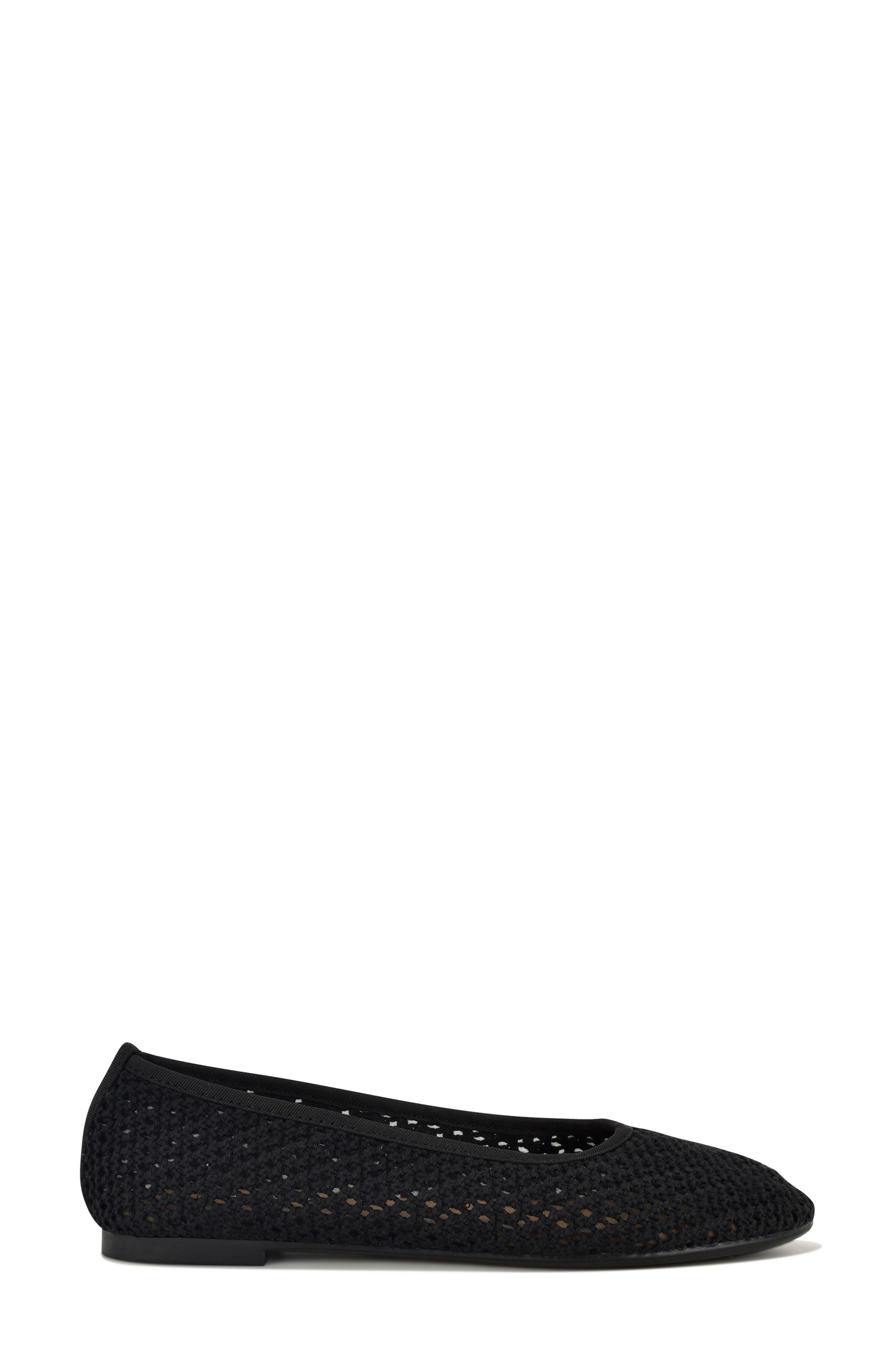 Nine West Burnne Ballet Flat, Alternate, color, Black 002