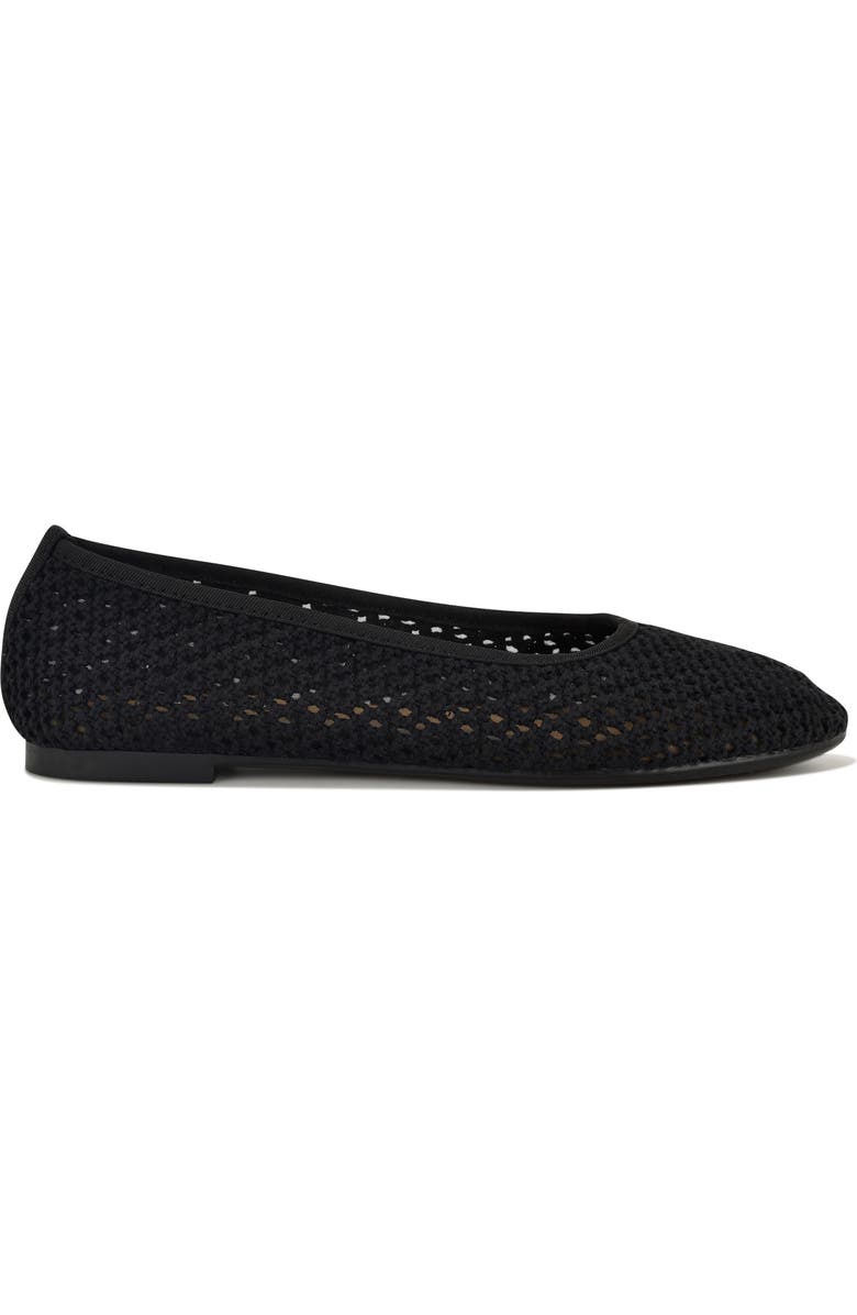 Nine West Burnne Ballet Flat, Alternate, color, Black 002