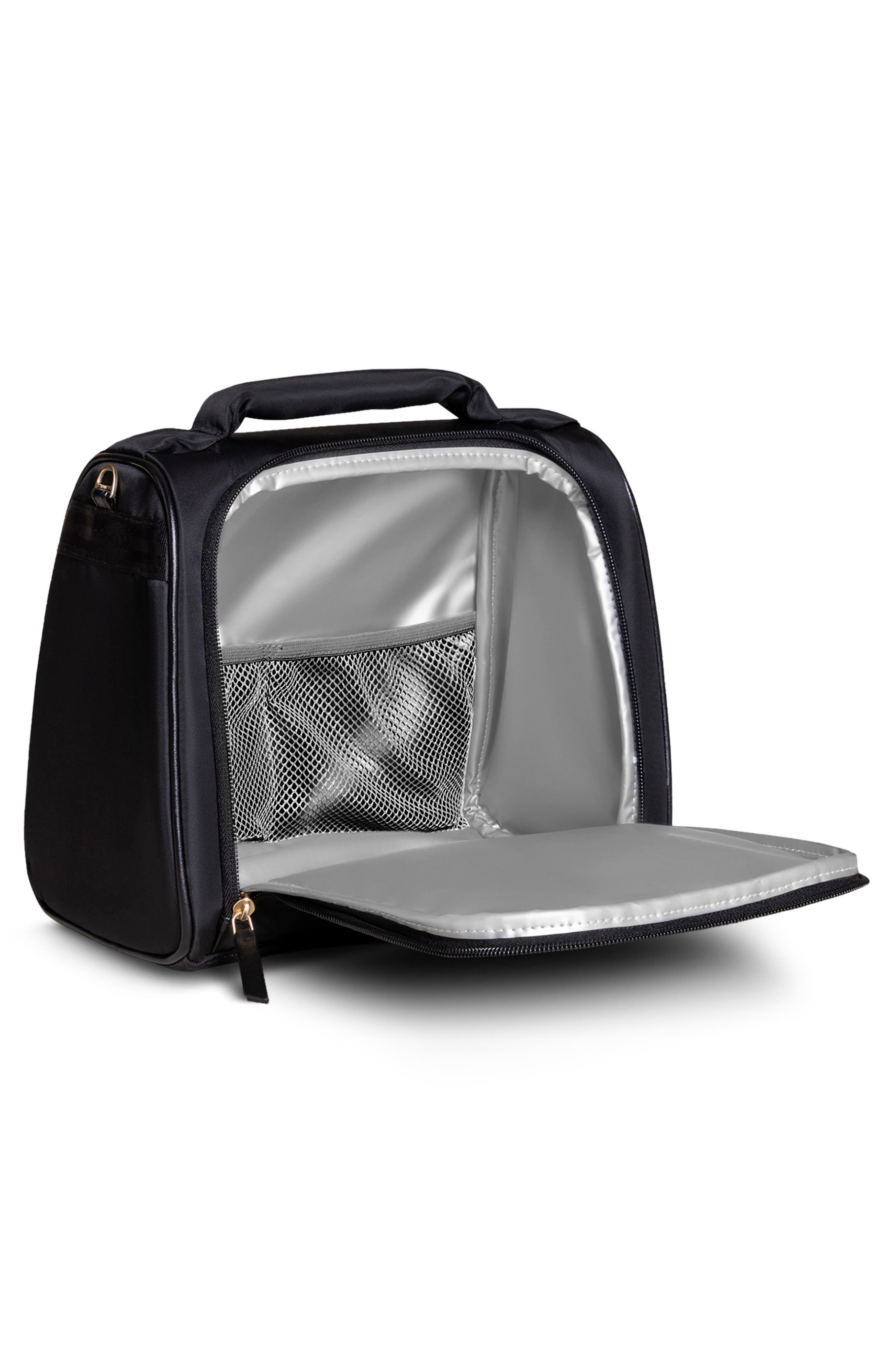 JuJuBe Insulated Twill Bottle Bag, Alternate, color, Black