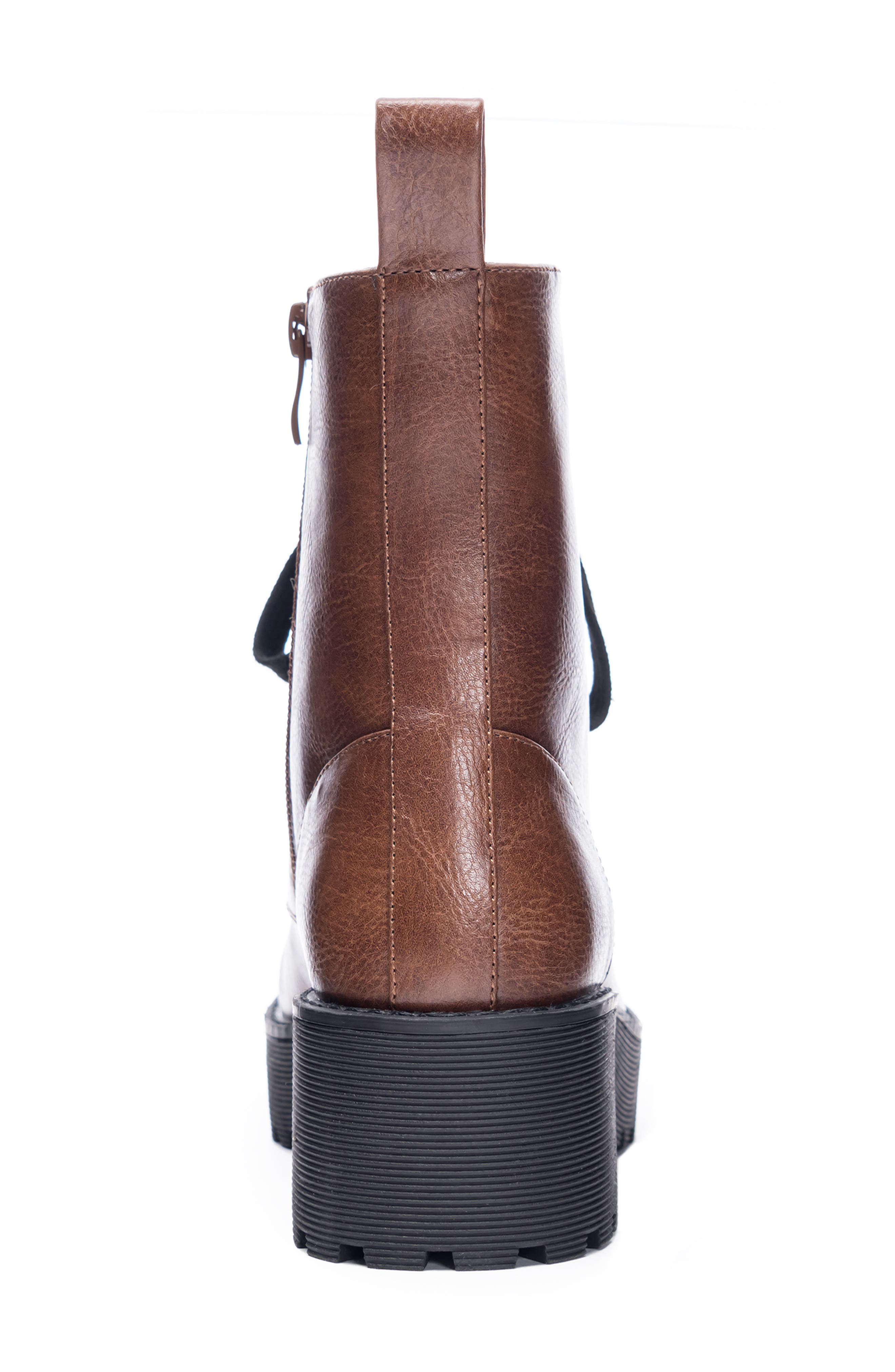 Mazzy Lace-Up Boot, Alternate, color, BROWN SMOOTH