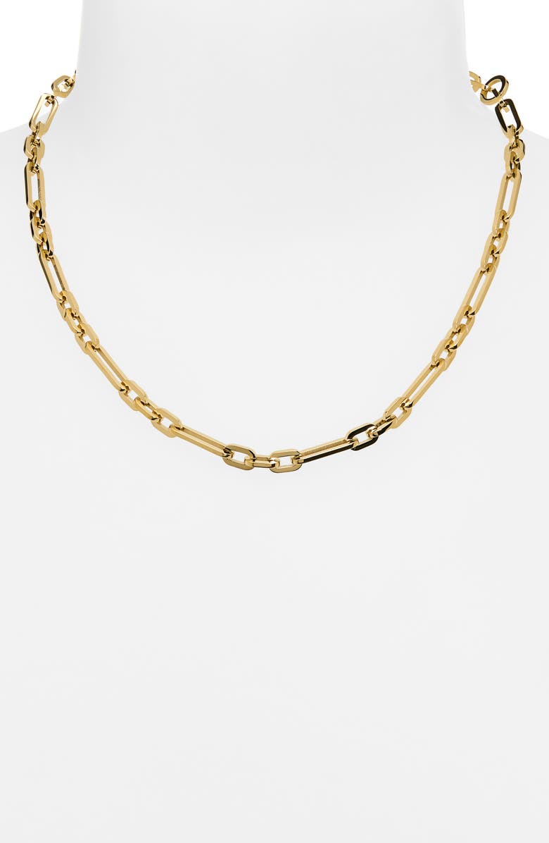 JENNY BIRD Mercer Chain Necklace, Alternate, color, High Polish Gold