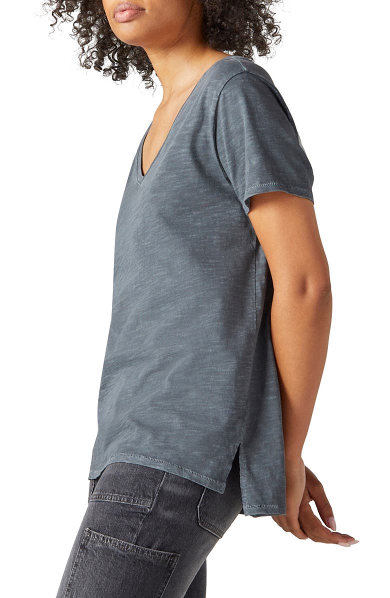 Lucky Brand Classic V-Neck Cotton Blend T-Shirt, Alternate, color, 