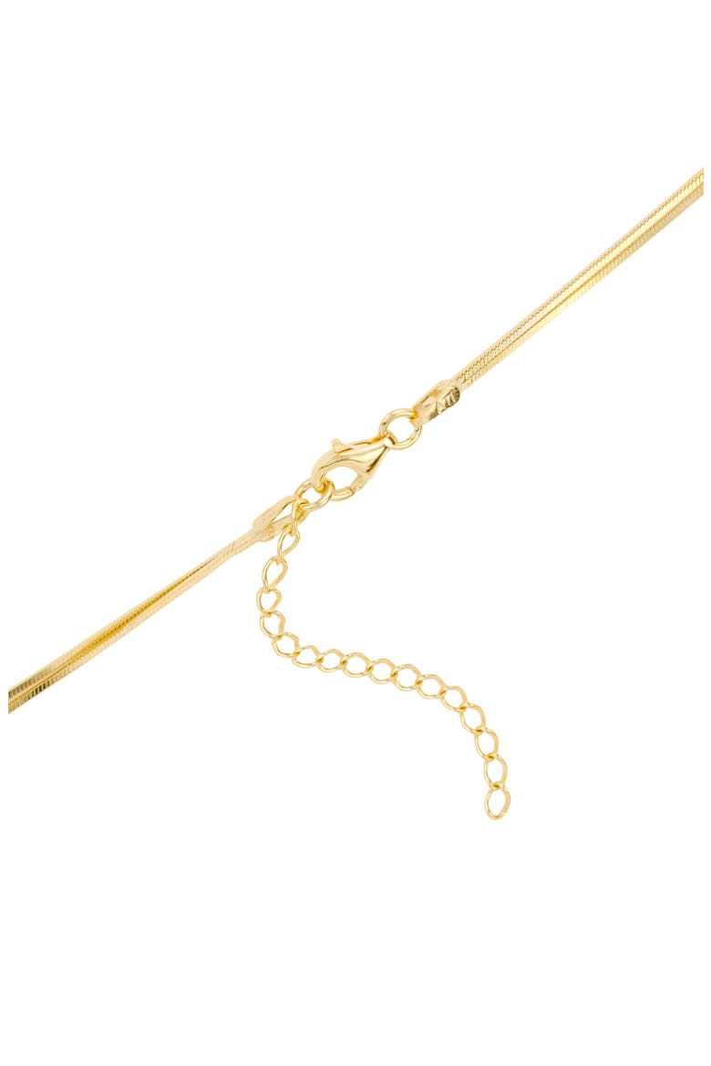 Double Chain Beaded Necklace, Alternate, color, GOLD
