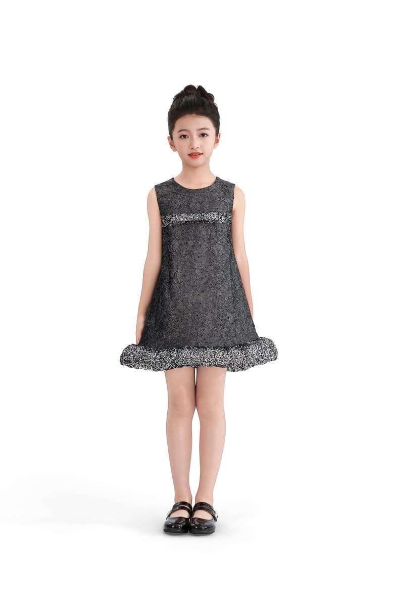 Tulleen Speckled Dress, Alternate, color, Grey