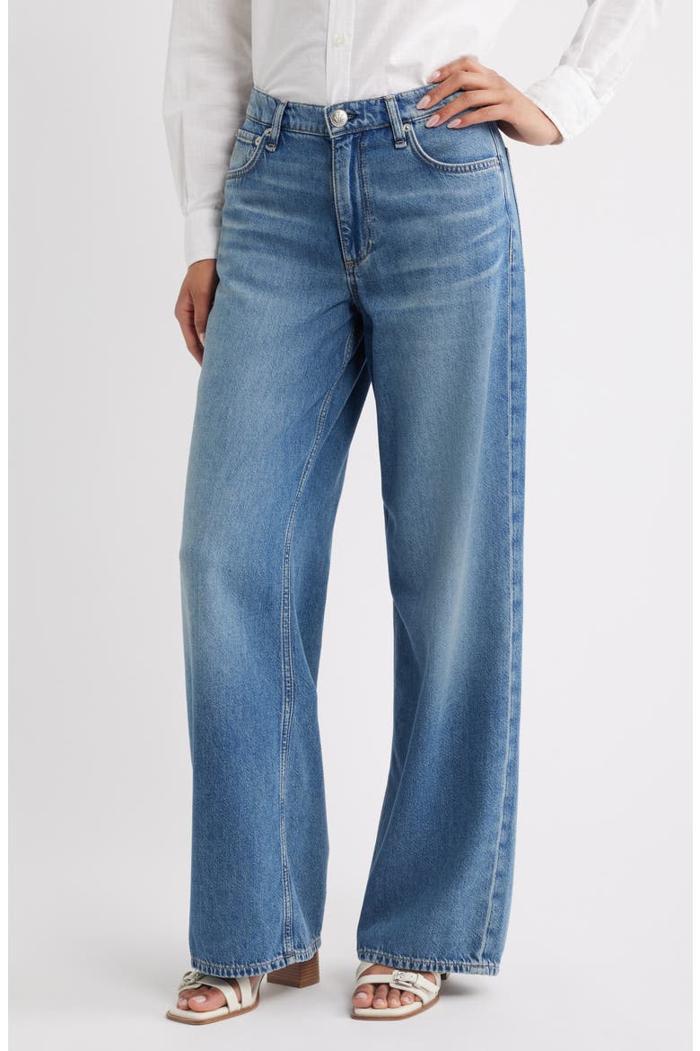 Flexi Andi High Waist Wide Leg Jeans, Main, color, TONI