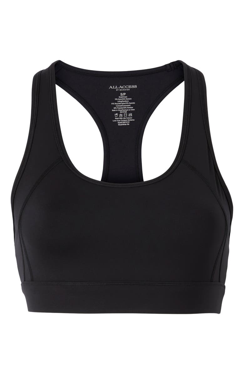 BANDIER Center Stage Racerback Sports Bra, Alternate, color, 