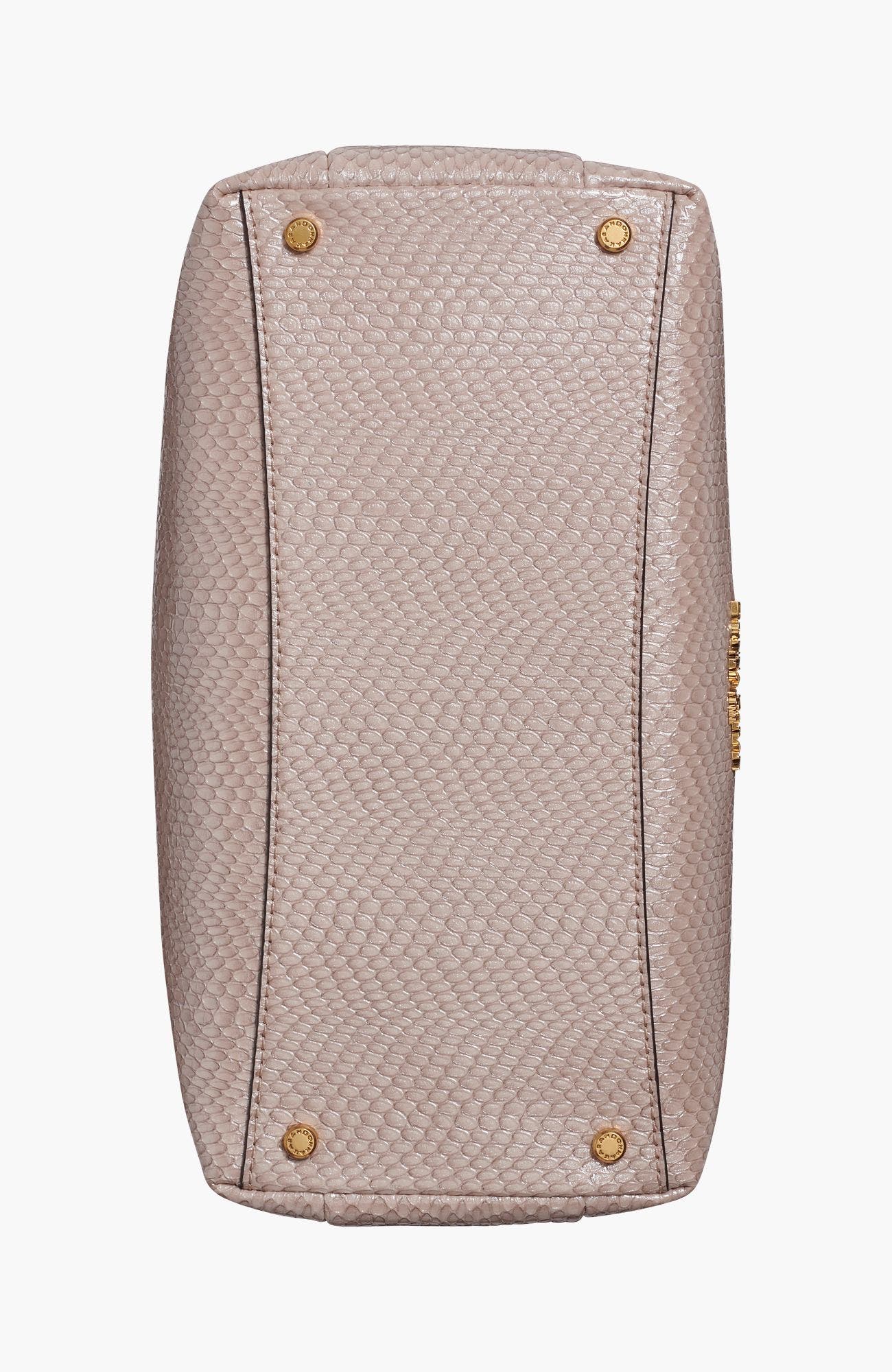 Amagansett Snake Satchel, Alternate, color, Snow Petal