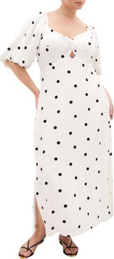 City Chic Nala Dot Maxi Dress