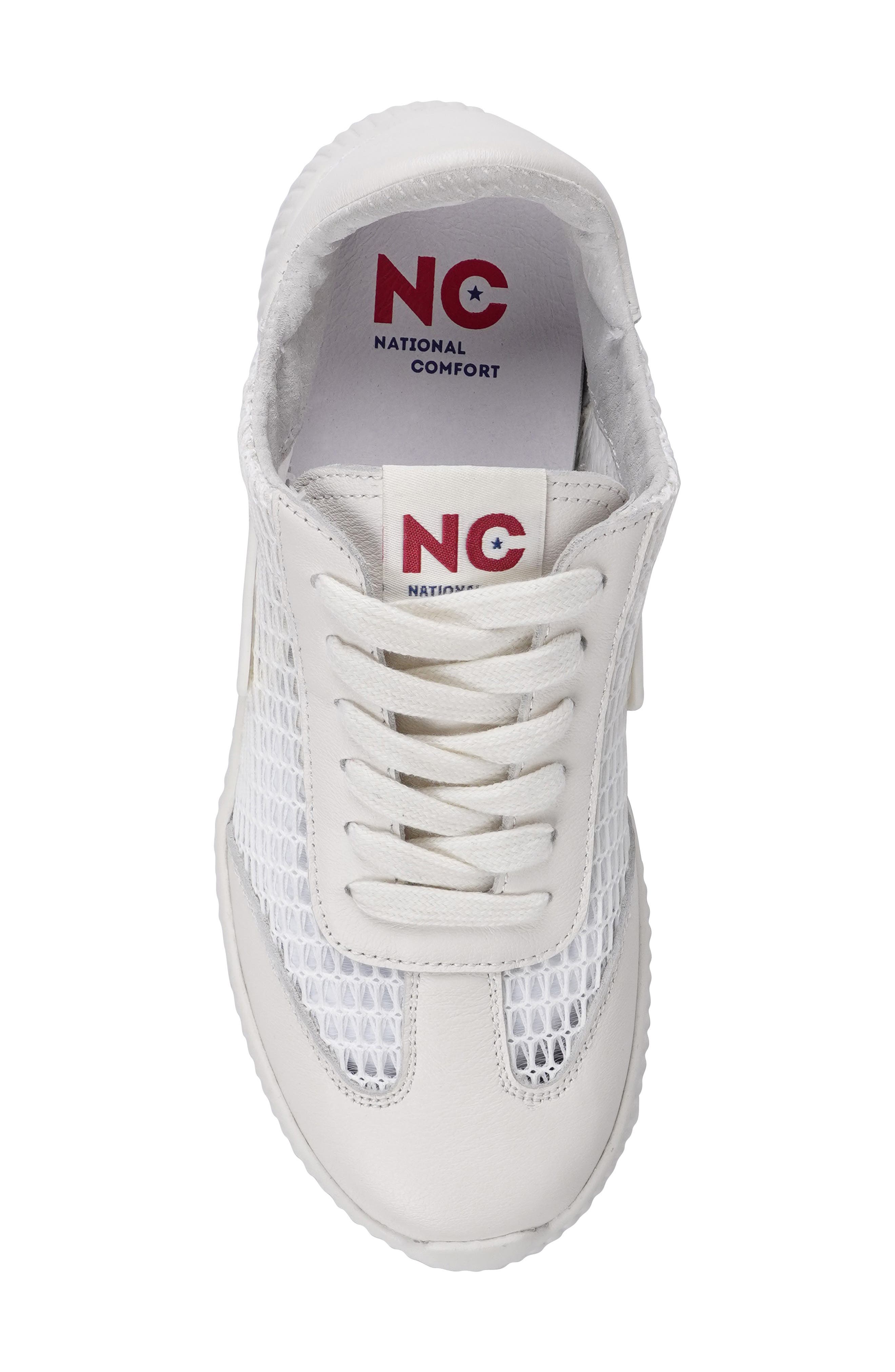 Alinna Sneaker, Alternate, color, WHITE FABRIC