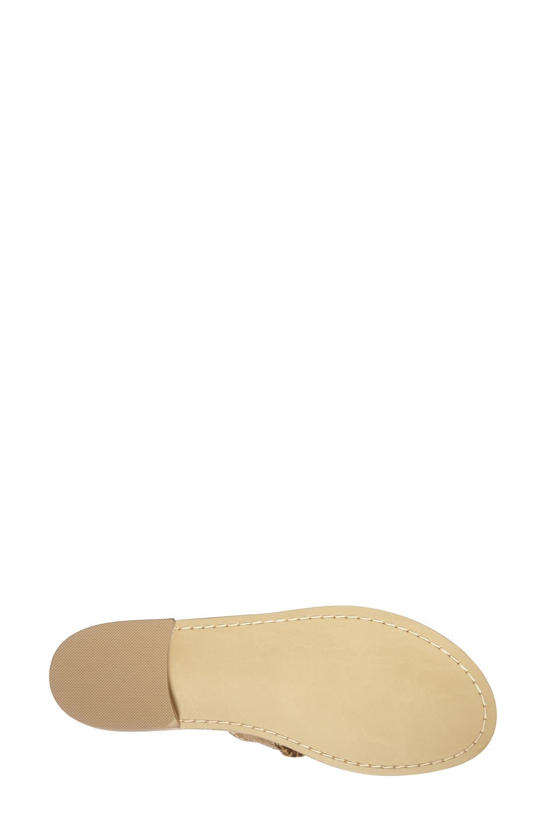 'Sparkle' Sandal, Alternate, color, GOLD