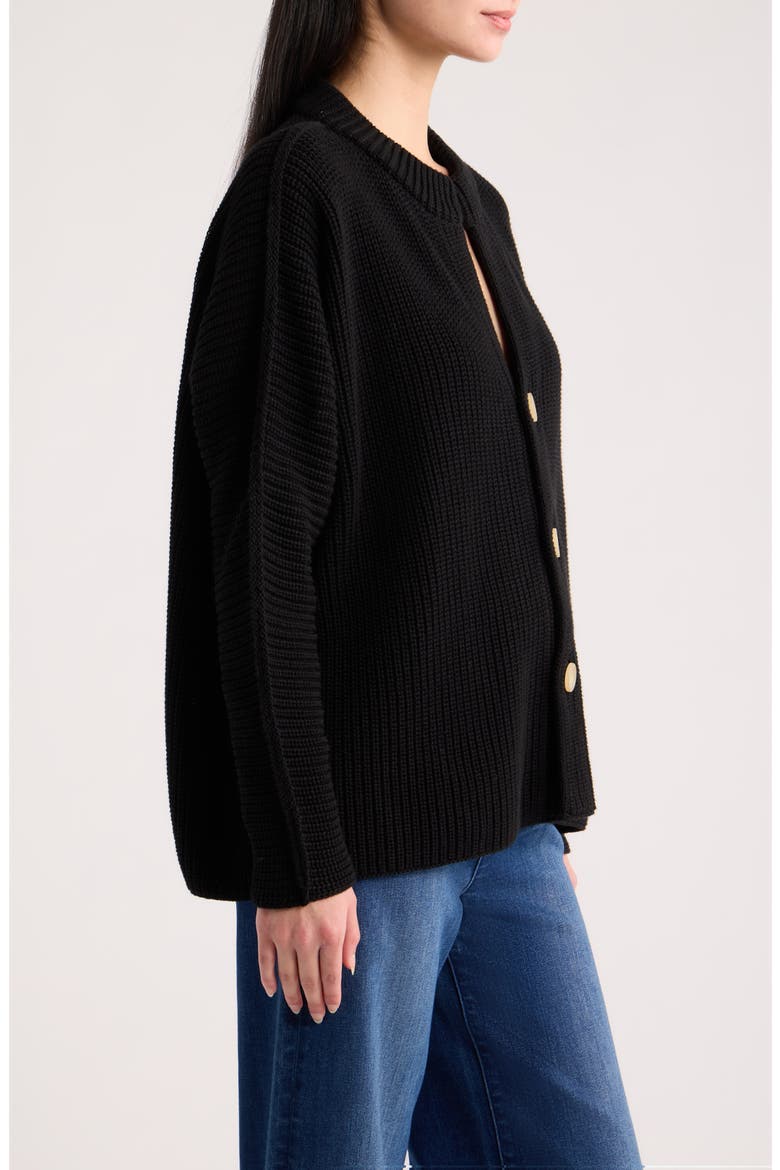 Montecito Cardigan, Alternate, color, BLACK