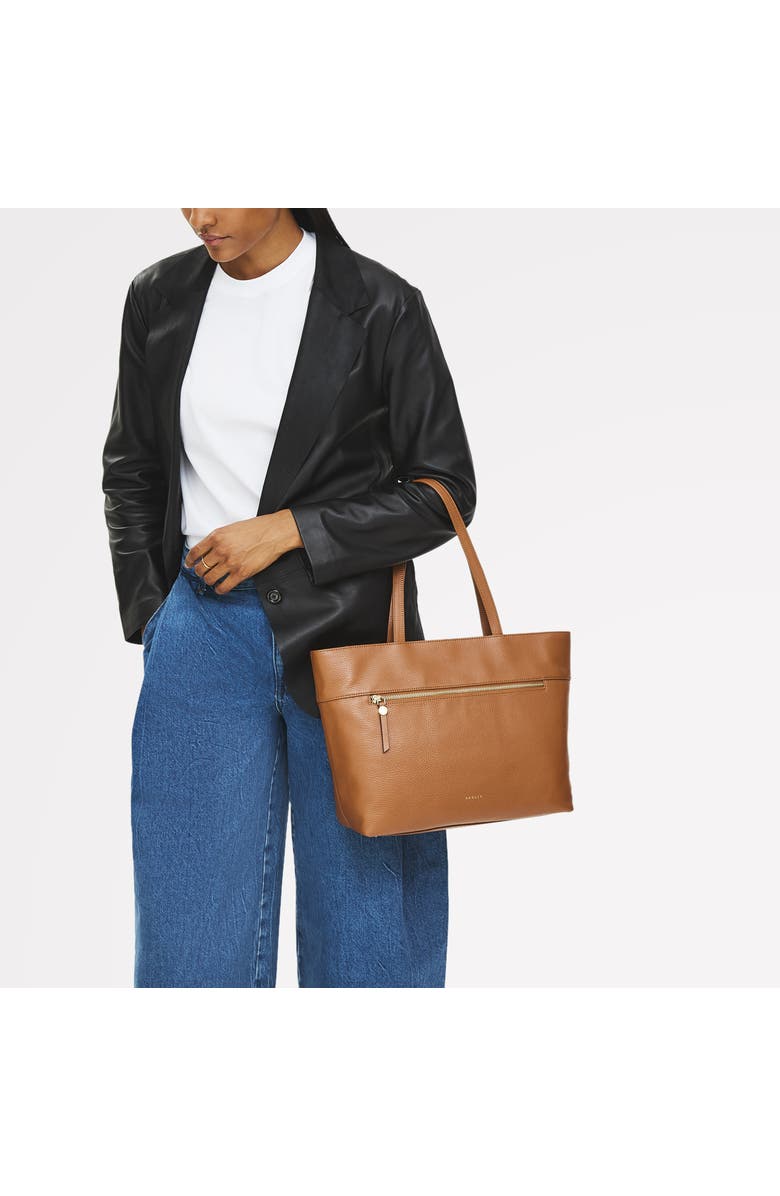 Radley Fountain Road Medium Ziptop Tote Bag, Alternate, color, Indus Tan