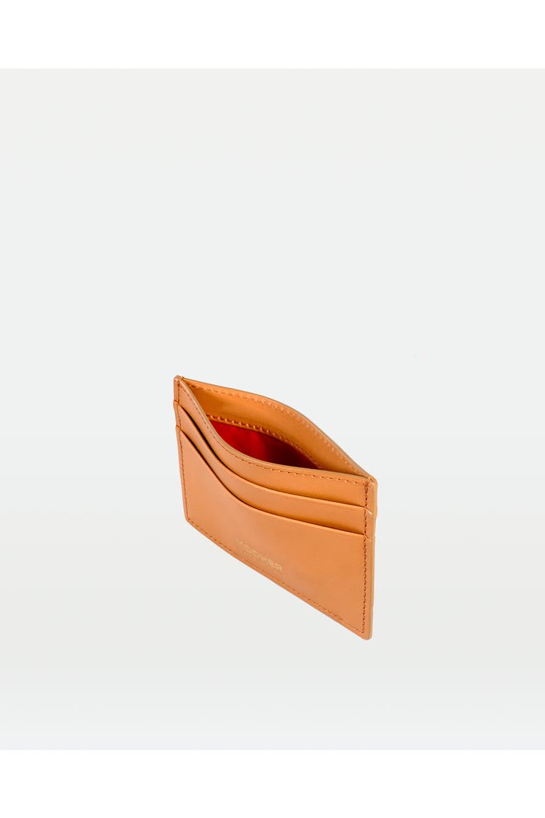 Credit Card Slip In Vegetable Tanned Leather, Alternate, color, Naturale