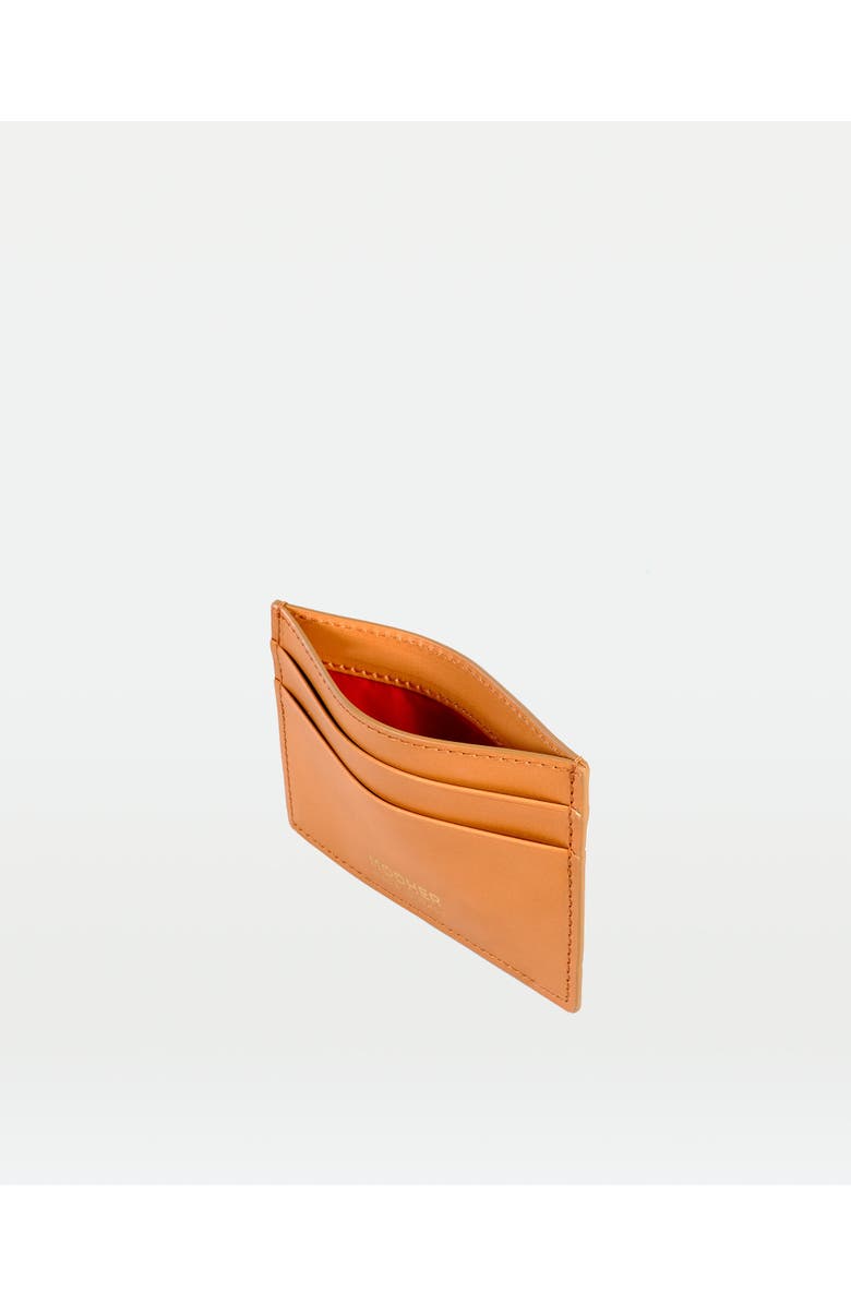 Modher Credit Card Slip In Vegetable Tanned Leather, Alternate, color, Naturale