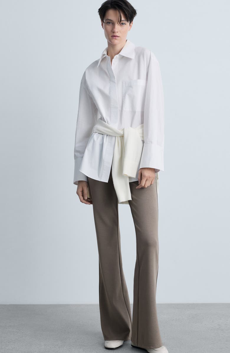 MANGO Straight Knit Pants, Alternate, color, 