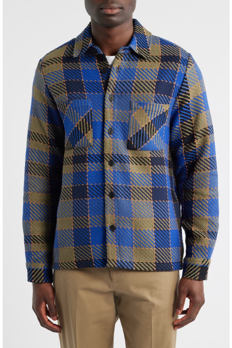 Whiting Overshirt, Alternate, color, BLUE / KHAKI