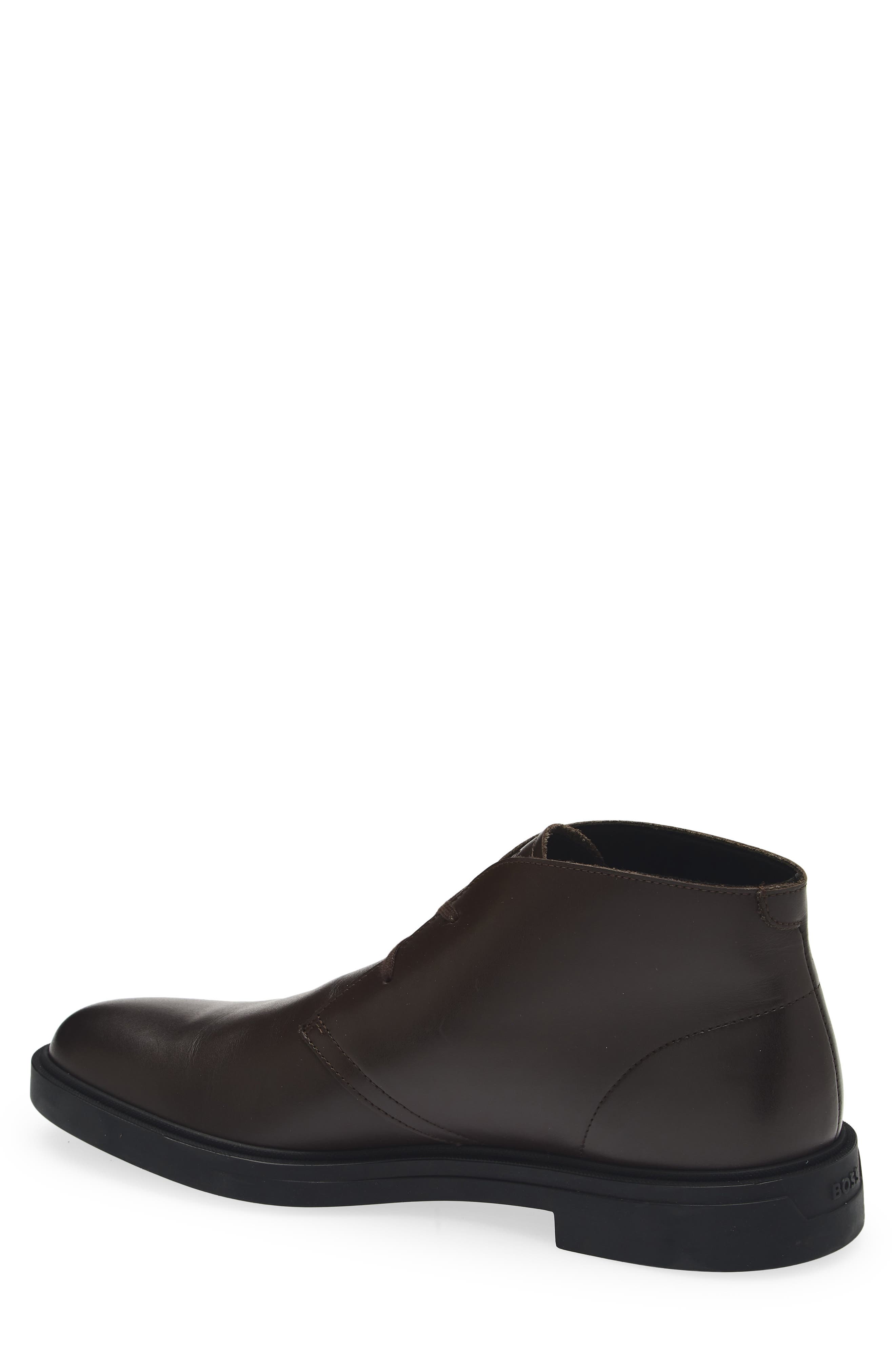 BOSS Calev Desert Chukka Boot, Alternate, color, Dark Brown