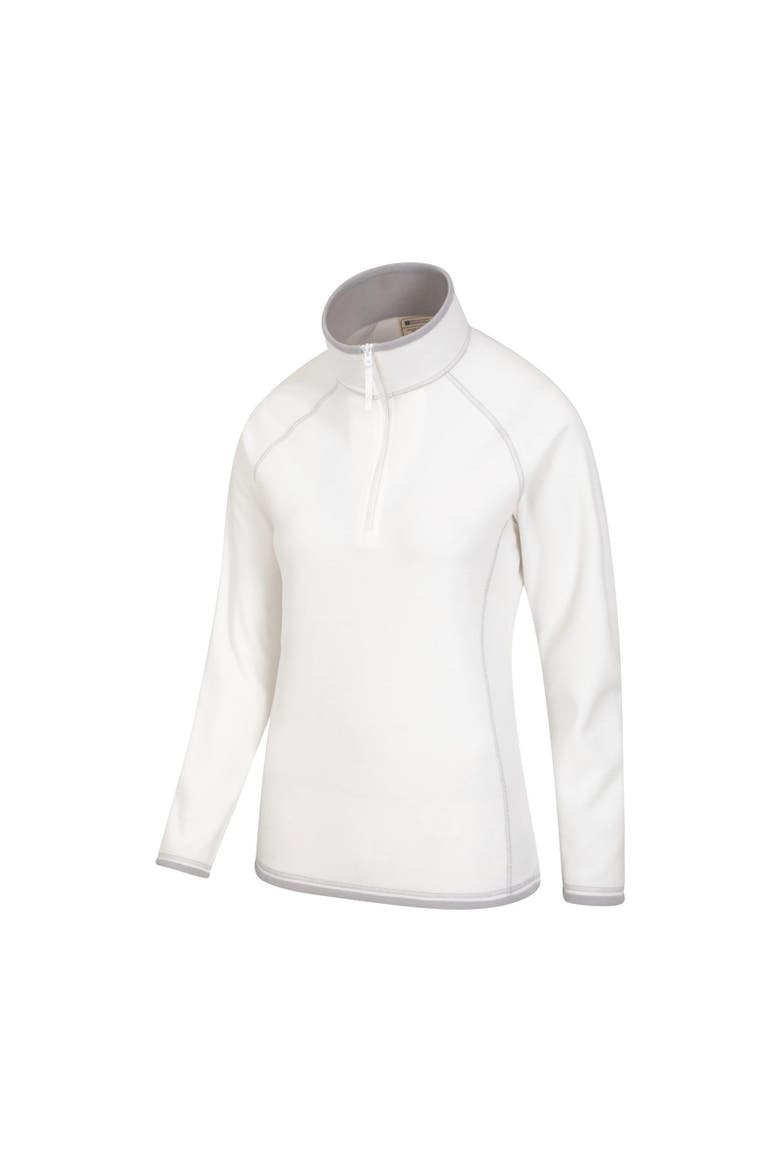 Montana Half Zip Fleece Top, Alternate, color, Beige