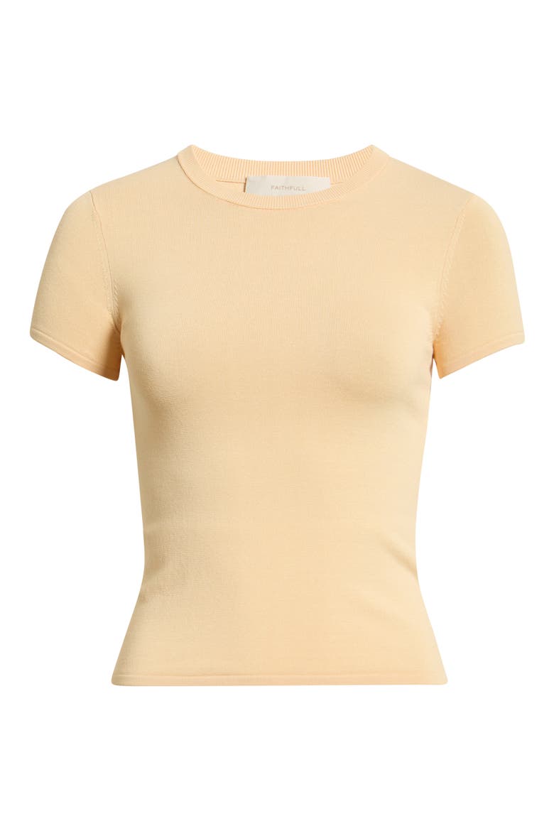Leandra T-Shirt, Alternate, color, BUTTER