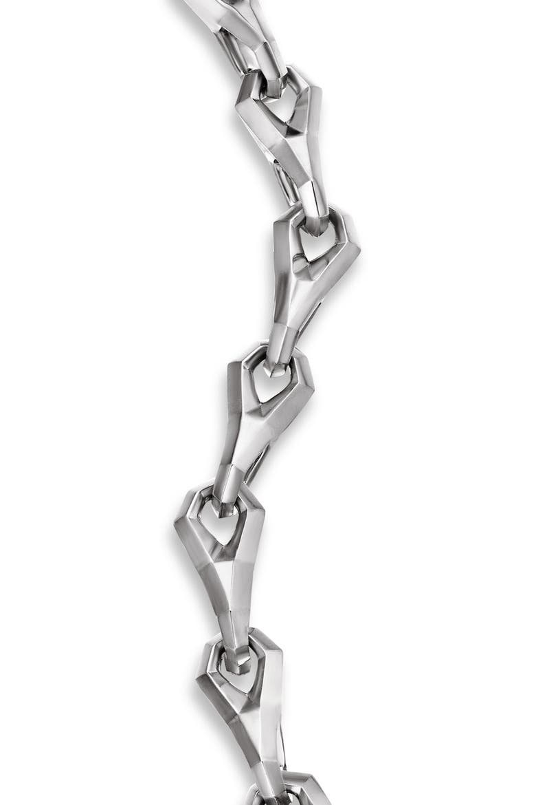 Faceted Link Bracelet; 9mm, Alternate, color, STERLING SILVER