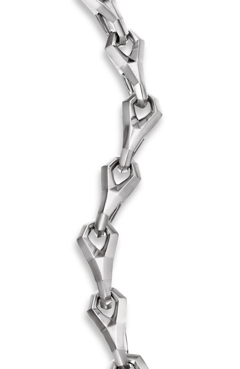 David Yurman Faceted Link Bracelet; 9mm, Alternate, color, Sterling Silver