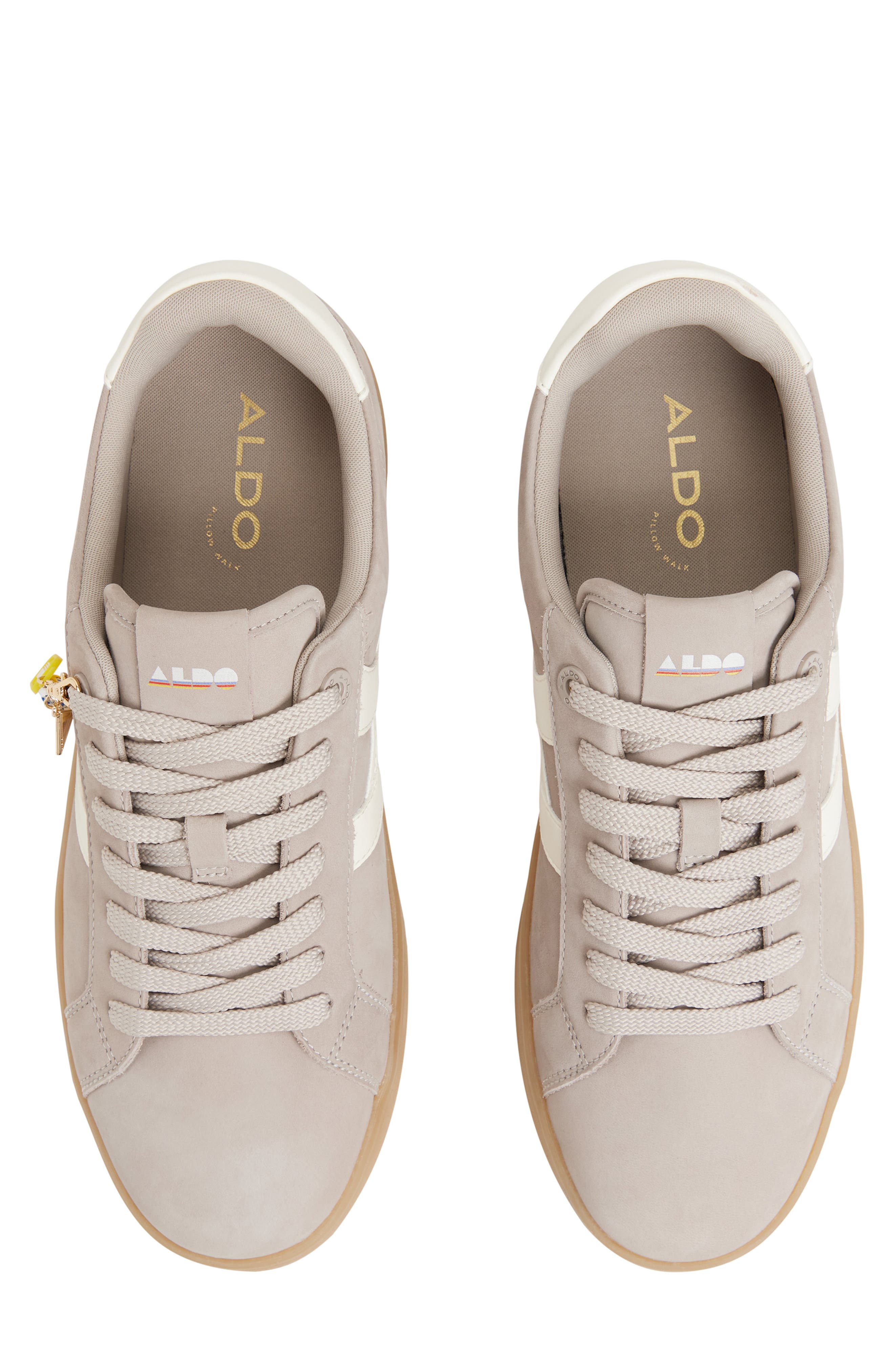 ALDO MTL72 Low Top Sneaker, Alternate, color, Light Grey