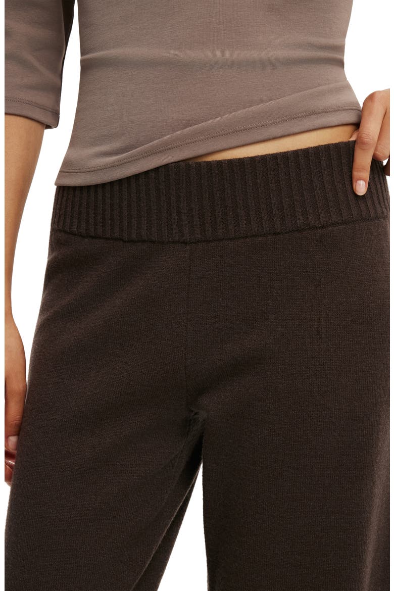 Women's Lotus Knit Pant, Alternate, color, Dark Oak