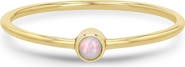 Zoë Chicco 14K Gold Bezel Birthstone Stacking Ring